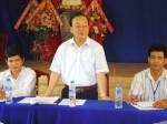 Đ/c Nguyễn Văn Năm giải đáp các ý kiến, kiến nghị tại buổi làm việc tại xã Minh Tâm