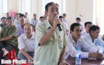 Bí thư tỉnh ủy, Chủ tịch HĐND tỉnh Nguyễn Tấn Hưng tiếp xúc cử tri thị xã Bình Long