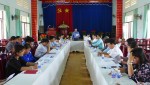Đồng Xoài: Thường trực HĐND thị xã giám sát tình hình thực hiện  nhiệm vụ kinh tế, văn hóa-xã hội, quốc phòng-an ninh  7 tháng đầu năm 2017 tại UBND xã Tiến Thành.