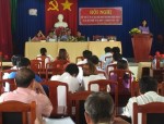 Đại biểu HĐND tỉnh vả thị xã tiếp xúc cử tri xã Tân Thành sau kỳ họp cuối năm 2017