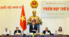 CHỦ TỊCH QUỐC HỘI VƯƠNG ĐÌNH HUỆ CHỦ TRÌ PHIÊN HỌP LẦN THỨ 5 HỘI ĐỒNG BẦU CỬ QUỐC GIA