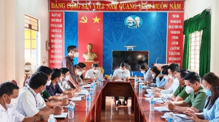 l27 10 lam viec voi UBND xa Tan Phuoc