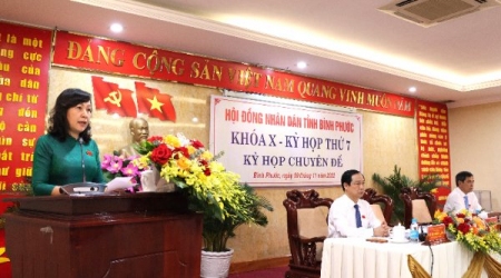 Hội đồng nhân dân tỉnh khai mạc kỳ họp thứ 7 (chuyên đề) Hội đồng nhân dân tỉnh khóa X.