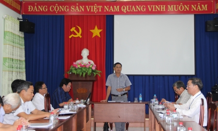 Ban kinh tế - ngân sách HĐND tỉnh làm việc với Sở Tài nguyên và Môi trường về tình hình lập kế hoạch sử dụng đất tỉnh Bình Phước thời kỳ 2021 – 2025.