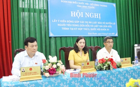 chủ tọa góp ý