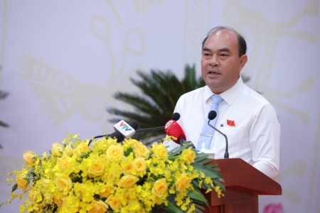 Chủ tịch Quốc hội Trần Thanh Mẫn dự khai mạc kỳ họp thứ 15, HĐND tỉnh Bình Phước Khóa X