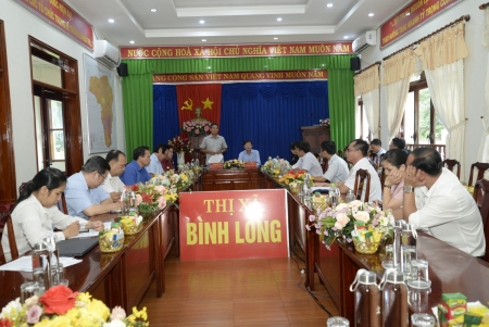 Ban kinh tế - ngân sách HĐND tỉnh giám sát việc thực hiện các dự án đầu tư công trên địa bàn thị xã Bình Long