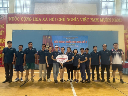 ảnh vp dự Hội thao