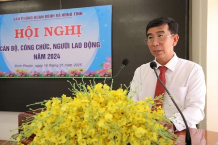 Hội nghị cán bộ, công chức và người lao động Văn phòng Đoàn ĐBQH và HĐND tỉnh năm 2025