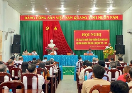 Tiếp xúc cử tri tại xã Gia Kiệm trước kỳ họp thường lệ cuối năm 2025, HĐND tỉnh của Tổ đại biểu số 05