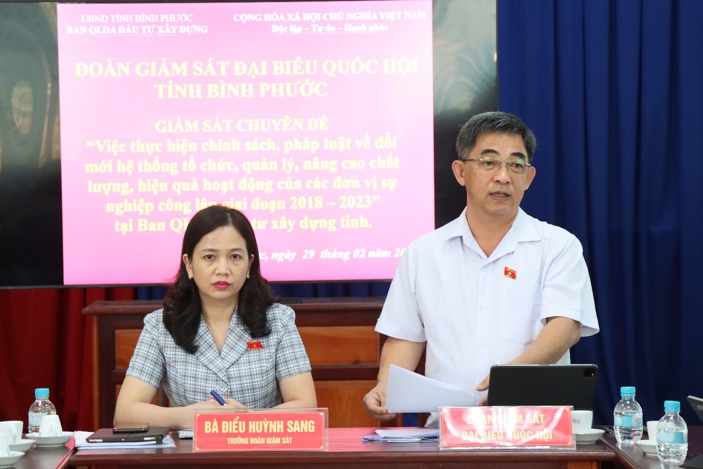 Ảnh ĐBQH GS tại BQLDA 1
