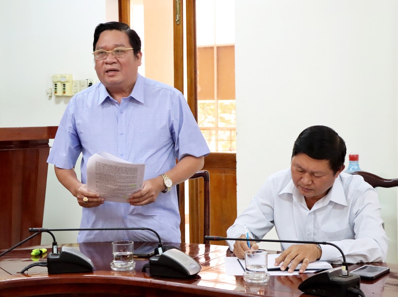 Ảnh ĐBQH GS tại trường CĐBP 3