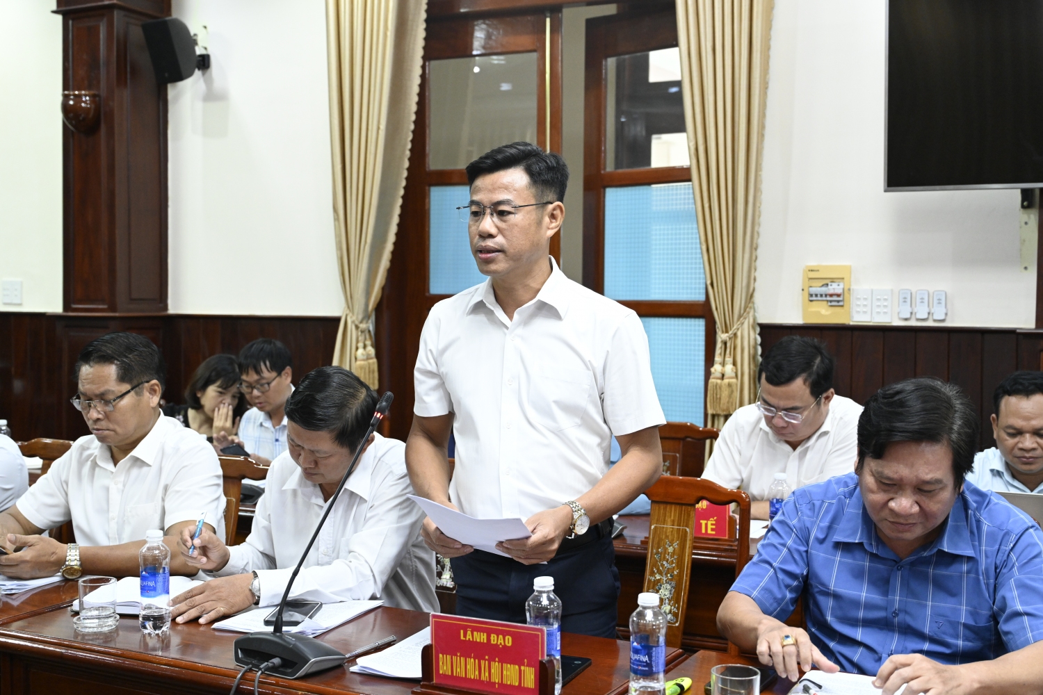 Lãnh đạo ban VHXH HĐND tỉnh
