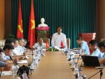 Ban Kinh tế - Ngân sách HĐND tỉnh làm việc với Cục Hải quan về tình hình thu ngân sách Nhà nước 5 tháng, ước thực hiện 6 tháng đầu năm và dự toán điều chỉnh năm 2015