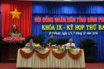 Nghị quyết kỳ họp thứ ba, HĐND tỉnh khóa IX