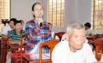 Đại biểu HĐND tỉnh tiếp xúc cử tri trước kỳ họp thứ 4