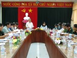 Ban Pháp chế HĐND tỉnh giám sát việc thực hiện Luật Nghĩa vụ quân sự và Luật Dân quân tự vệ.