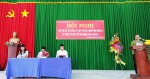 Đại biểu Hội đồng nhân dân tỉnh và thị xã tiếp xúc cử tri trước kỳ họp cuối năm 2018 tại phường Tân Đồng.