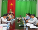 Ban kinh tế - ngân sách HĐND tỉnh họp Ban thông qua báo cáo kết quả giám sát việc thực hiện các quy định về thu, nộp, quản lý và sử dụng phí sử dụng đường bộ theo đầu phương tiện trên địa bàn tỉnh.