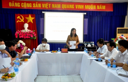 Đoàn ĐBQH tỉnh giám sát chuyên đề việc thực hiện chính sách, pháp luật về thực hành tiết kiệm, chống lãng phí giai đoạn 2016-2021 tại Sở Kế hoạch và Đầu tư.