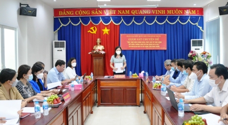 Đoàn ĐBQH tỉnh giám sát chuyên đề việc thực hiện chính sách, pháp luật về thực hành tiết kiệm, chống lãng phí giai đoạn 2016-2021 trên địa bàn tỉnh Bình Phước.