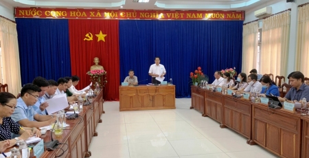 Ban dân tộc HĐND tỉnh giám sát về công tác triển khai, thực hiện giảm 1000 hộ nghèo là đồng bào dân tộc thiểu số năm 2021 tại UBND huyện Bù Đăng