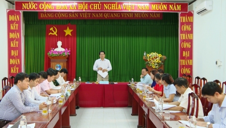ông Điểu Điều phát biểu tại buôi làm việc 17 10