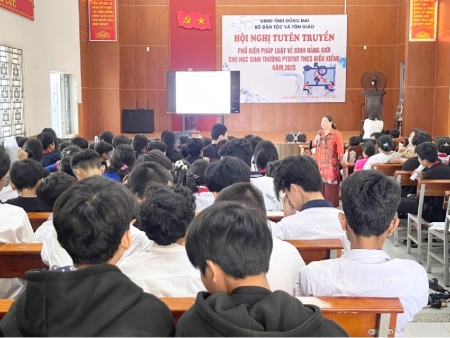 Triển khai thực hiện công tác bình đẳng giới năm 2025 trên địa bàn tỉnh