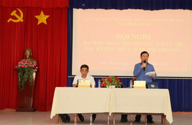 ĐBQH TXCT CHƠN THÀNH