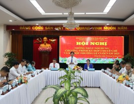 Hội nghị thống nhất nội dung Chương trình kỳ họp chuyên đề...
